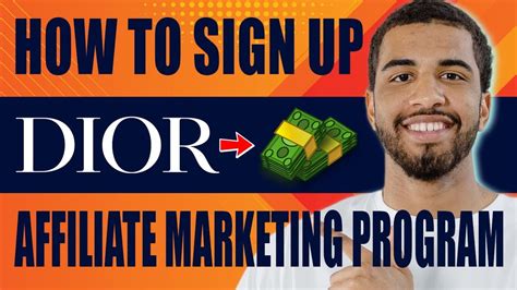 dior affiliate program sign up